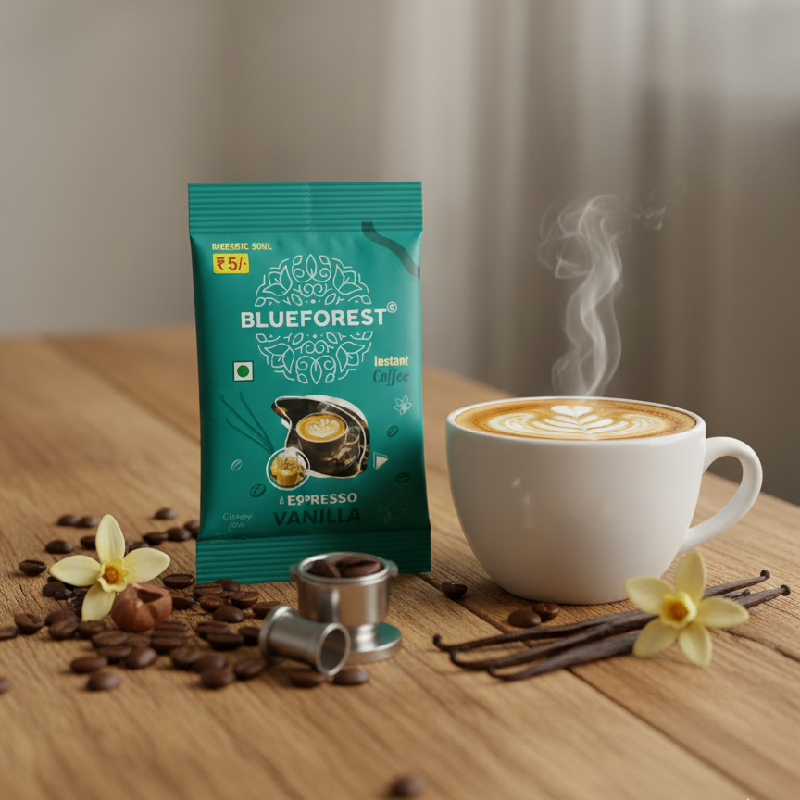 Vanilla Flavoured Instant Coffee Sachet